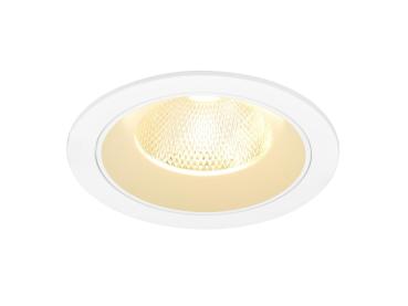 NUMINOS® L, Deckeneinbauleuchte, 3000 K, 20°, IP20, rund, weiß