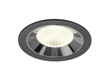 NUMINOS® L, Deckeneinbauleuchte schwarz/chrom 4000 K 40°