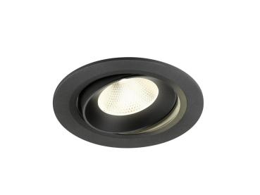 NUMINOS® MOVE L, Deckeneinbauleuchte, 4000 K, 20°, IP20, rund, schwarz