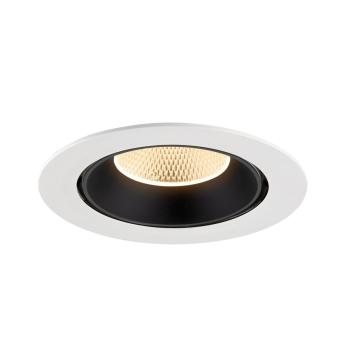 NUMINOS® GIMBLE XL, Deckeneinbauleuchte weiß/schwarz 2700 K 20°