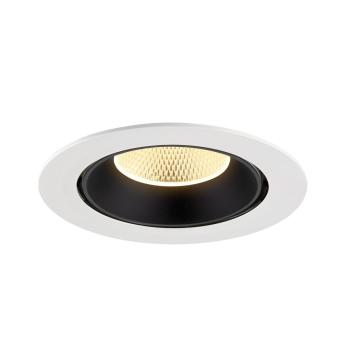 NUMINOS® GIMBLE XL, Deckeneinbauleuchte weiß/schwarz 3000 K 20°