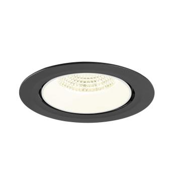 NUMINOS® GIMBLE XL, Deckeneinbauleuchte,, 4000 K, 55°, schwarz / weiß