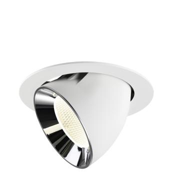 NUMINOS® GIMBLE XL, Deckeneinbauleuchte weiß/chrom 4000 K 20°