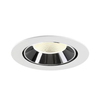 NUMINOS® GIMBLE XL, Deckeneinbauleuchte weiß/chrom 4000 K 20°