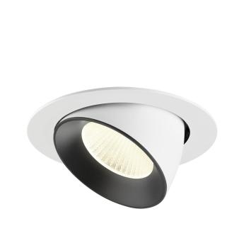 NUMINOS® GIMBLE XL, Deckeneinbauleuchte weiß/schwarz 4000 K 40°