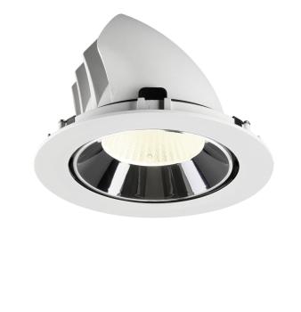 Preview: NUMINOS® GIMBLE XL, Deckeneinbauleuchte weiß/chrom 4000 K 40°