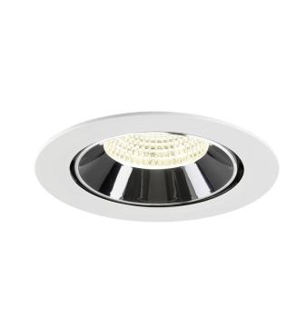 NUMINOS® GIMBLE XL, Deckeneinbauleuchte weiß/chrom 4000 K 55°