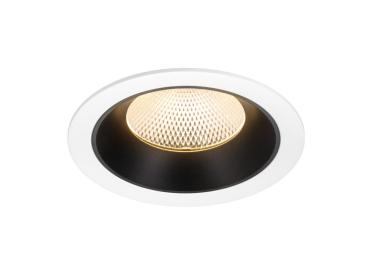 NUMINOS® XL, Deckeneinbauleuchte weiß/schwarz 2700 K 40°