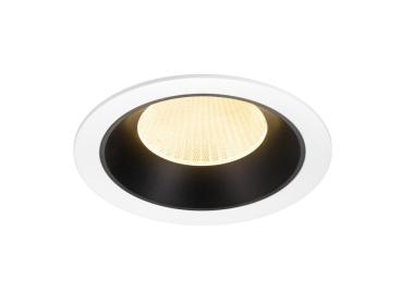 NUMINOS® XL, Deckeneinbauleuchte weiß/schwarz 3000 K 20°