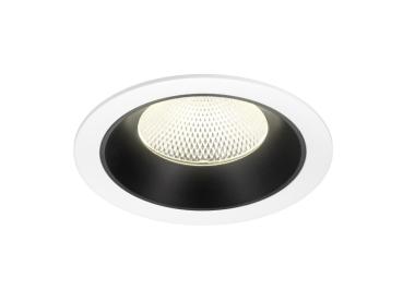 NUMINOS® XL, Deckeneinbauleuchte weiß/schwarz 4000 K 40°