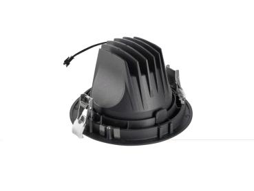 Preview: NUMINOS® MOVE XL, Deckeneinbauleuchte, 3000 K, 40°, IP20, rund, schwarz / weiß