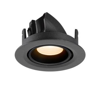 Preview: NUMINOS® GIMBLE XS, Deckeneinbauleuchte, 2700 K, 20°, IP20, rund, schwarz