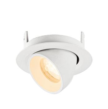 Preview: NUMINOS® GIMBLE XS, Deckeneinbauleuchte, 2700 K, 40°, IP20, rund, weiß