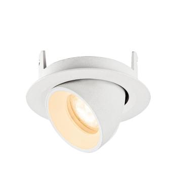 Preview: NUMINOS® GIMBLE XS, Deckeneinbauleuchte, 2700 K, 55°, IP20, rund, weiß