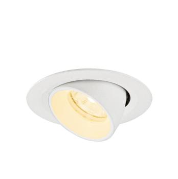 NUMINOS® GIMBLE XS, Deckeneinbauleuchte, 3000 K, 20°, IP20, rund, weiß