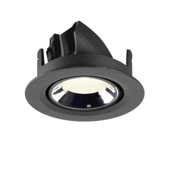 Preview: NUMINOS® GIMBLE XS, Deckeneinbauleuchte schwarz/chrom 4000 K 20°