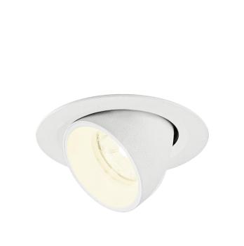 NUMINOS® GIMBLE XS, Deckeneinbauleuchte, 4000 K, 20°, IP20, rund, weiß