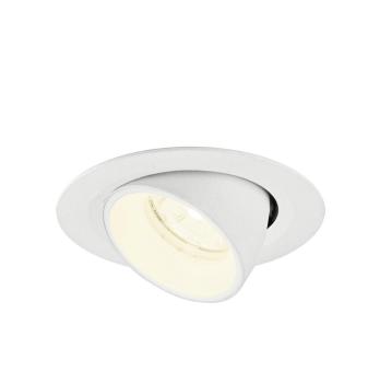 NUMINOS® GIMBLE XS, Deckeneinbauleuchte, 4000 K, 20°, IP20, rund, weiß