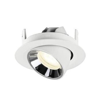 Preview: NUMINOS® GIMBLE XS, Deckeneinbauleuchte weiß/chrom 4000 K 55°