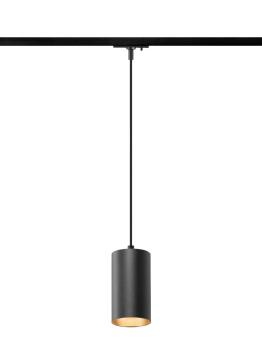 ASTO TUBE, 1~ Pendelleuchte, GU10, Pendellänge 250 cm, 1 x max. 10 W, schwarz