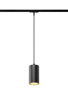 ASTO TUBE, 1~ Pendelleuchte, GU10, Pendellänge 250 cm, 1 x max. 10 W, schwarz