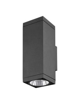 Preview: THEO PRO L, Wandaufbauleuchte, up/down, DALI, P1, 2700 K, 20 W, touch, 24°, anthrazit