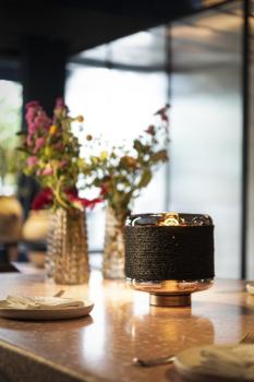 Preview: PANTILO ROPE 19, Tischleuchte, E27, zylindrisch, 1 x max. 15 W, silber