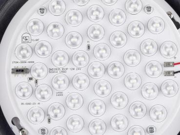 Preview: CYFT XL, Wand- und Deckenaufbauleuchte, 2700/3000/4000 K, 15 W, PHASE, 125°, IP65 schwarz / klar