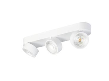 Preview: KALU 2.0, Wand- und Deckenaufbauleuchte, PHASE, 3000 K, 28 W, 36°, weiß