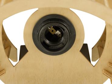 Preview: WUD WL, E27, Wandaufbauleuchte, zylindrisch, 1 x max. 40 W, natur