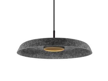 Preview: GRIP! FLAT, Felt shade Ø50cm x 6,2cm, anthrazit