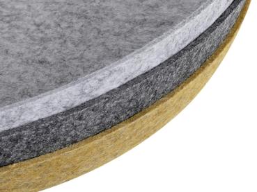 Preview: GRIP! FLAT, Felt shade Ø50cm x 6,2cm, anthrazit