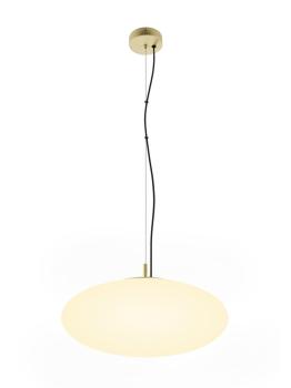 OLYPSO 50, Pendelleuchte, E27, Pendellänge 400 cm, 1 x max. 40 W, gold