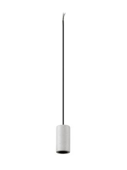 FITU PD, E27, stone, Pendelleuchte, Pendellänge 500 cm, offenes Kabelende, 1 x max. 15 W, grau