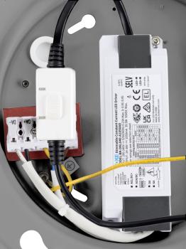 Preview: PANEL 60, Deckenaufbauleuchte, rund, DALI, 3000/4000K, 29 W, 90°, grau