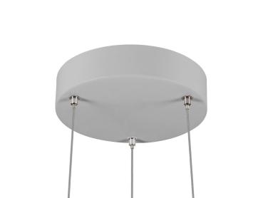 Preview: PANEL 60, Pendelleuchte, rund, PHASE, Pendellänge 200 cm, 3000/4000K, 90°, grau