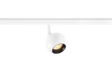 LIGHT EYE® 2.0, 48V Spot, DALI, rund, 2700K, 10 W, 30°, weiß / schwarz