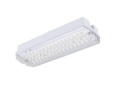P-LIGHT, Wand- und Deckenaufbauleuchte, rechteckig, 6000K, 5.2 W, weiß / transparent