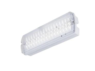 Preview: P-LIGHT, Wand- und Deckenaufbauleuchte, rechteckig, 6000K, 5.2 W, weiß / transparent