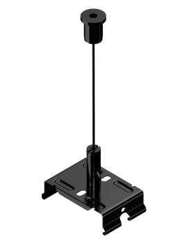 EASYLIGHT SCK 5000 BK, Steel cable suspension kits 5000mm black