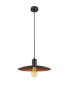 Preview: LALU® SET, Pendelleuchte, E27 Base, ELYPSE 33, Pendellänge 200 cm, Leuchtmittel inklusive, schwarz