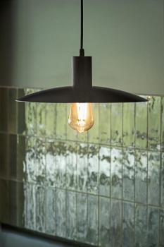 Preview: LALU® SET, Pendelleuchte, E27 Base, ELYPSE 33, Pendellänge 200 cm, Leuchtmittel inklusive, schwarz