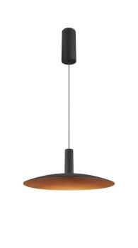 LALU® SET, Pendelleuchte, LED Base, ELYPSE 33, PHASE, Pendellänge 200 cm, 2700/3000 K, 40°, schwarz