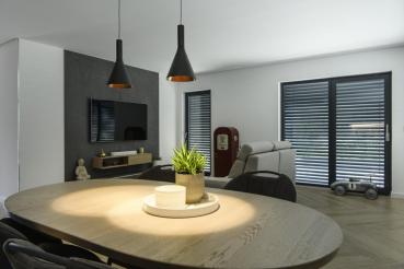 Preview: LALU® SET, 1~ Pendelleuchte, LED Base, CONE 15, PHASE, Pendellänge 200 cm, 2700/3000K, 40°, schwarz