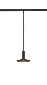 Preview: LALU® SET, 48V Pendelleuchte, LED Base, ELYPSE, DALI, Pendellänge 200 cm, 2700/3000K, 40°, schwarz