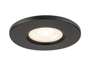 UNIVERSAL DOWNLIGHT FIX, Einbauleuchte mit Abdeckung, PHASE, 2700/3000/4000/6500K, IP65, schwarz