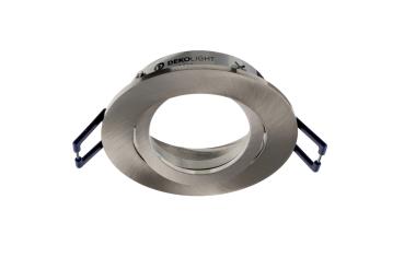 Einbaustrahler - Samsola, Round, gebürstet, Silber