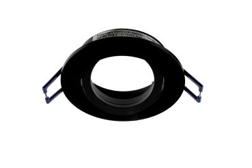 Einbaustrahler - Samsola, Round, Schwarz