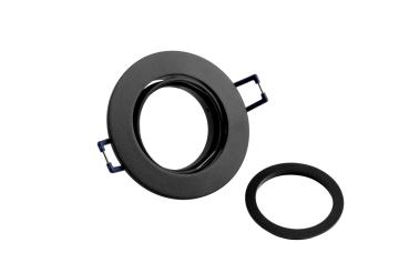 Preview: Einbaustrahler - Samsola, Round, Schwarz