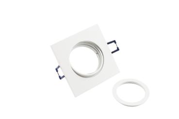 Preview: Einbaustrahler - Samsola, Square, Weiß